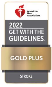 American Heart Association gold plus seal graphic